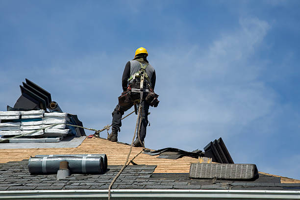 Professional Roof Replacement technician working in Knights Landing, CA